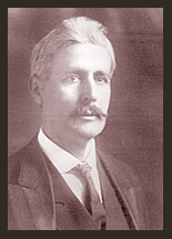 Black and white photo of Senator Octaviano A. Larrazolo, who is wearing a dark jacket, a black tie, and a white shirt.